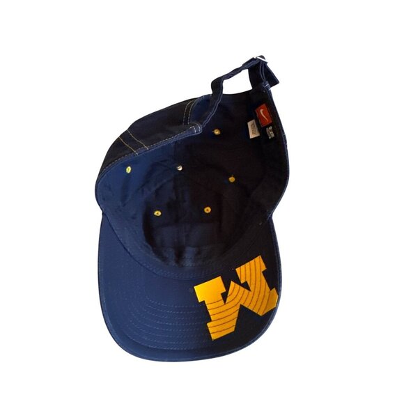 Nike Michigan Wolverines Adjustable Cap Blue & Yellow One Size - Picture 4 of 6